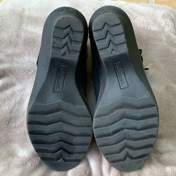 White Mountain Lilac Faux Suede Wedge Ankle Booties Sz 7.5 - Picture 12 of 14